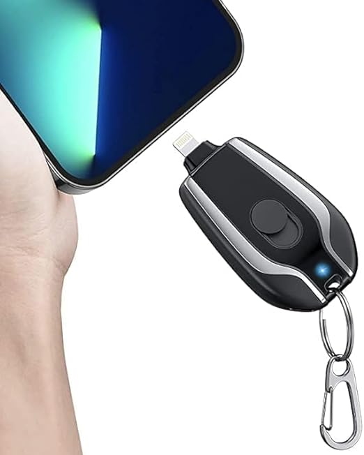 Keychain Essential: Type-C Fast Charger Power Bank for on-the-go charging convenience.