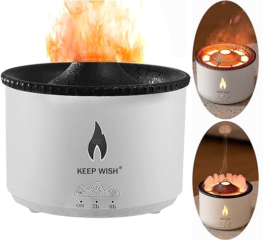 Blue Flame Humidifier: Atomizing technology. Aroma diffuser and humidifier combined.