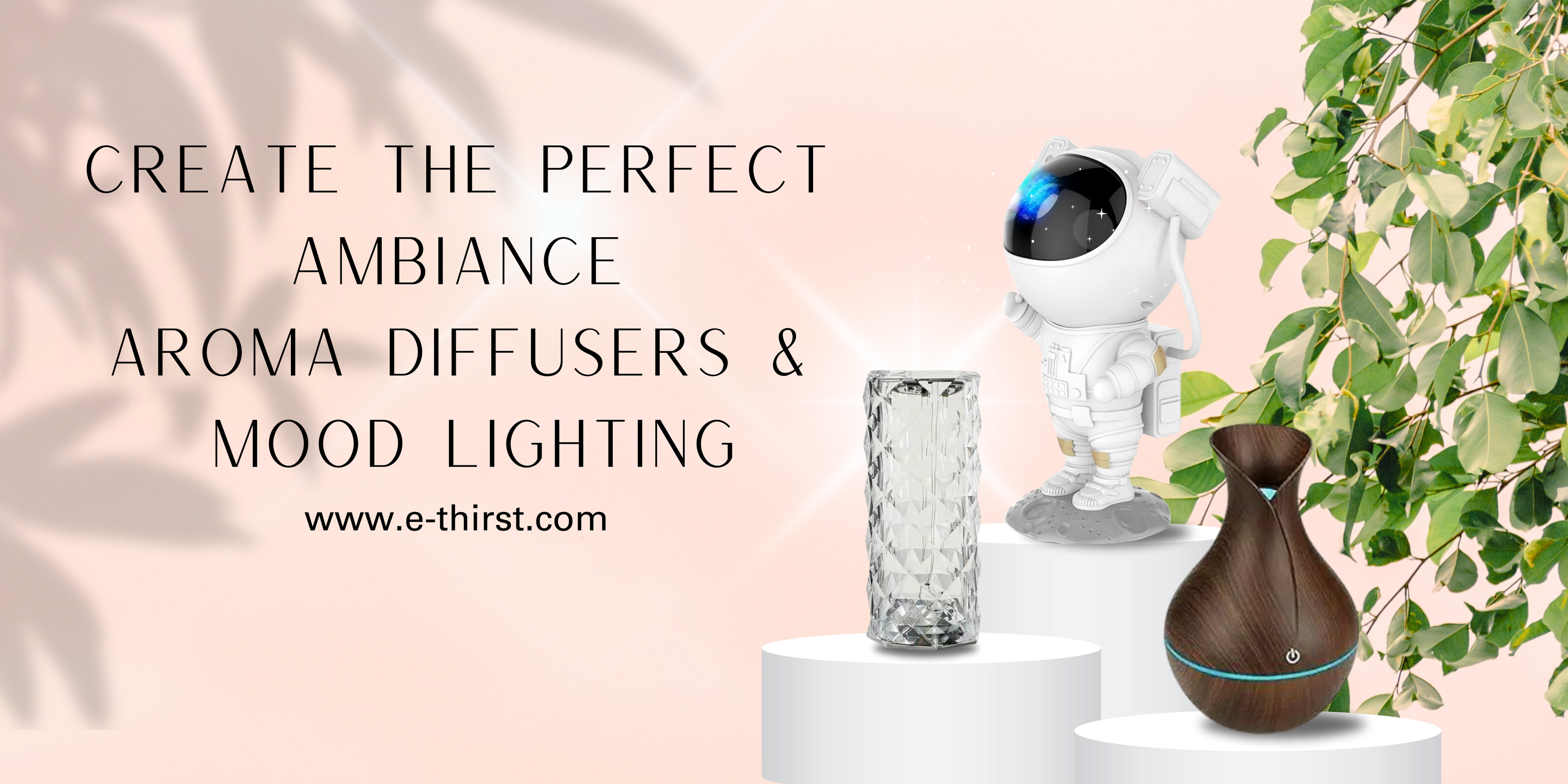 Aromatherapy diffuser humidifier enhancing room air quality with essential oils. Elegant aromatherapy humidifier diffusing relaxing scents in a living space.