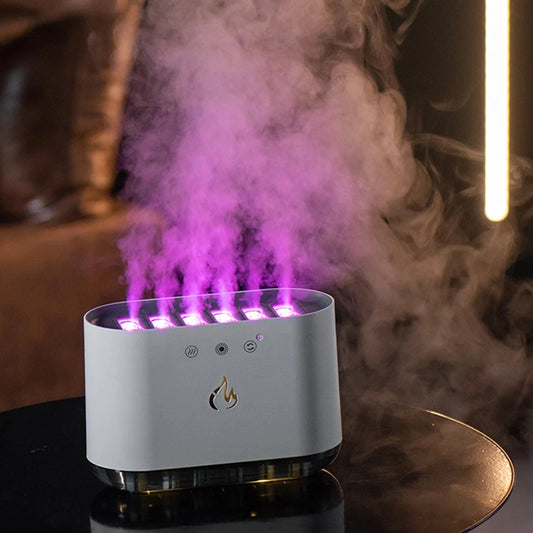 Silent 900ml Mini Portable Humidifier with USB Type C. 7 Lighting Effects. Ideal for Living Room.